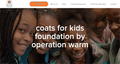 Desktop Screenshot of coats-for-kids.org