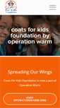 Mobile Screenshot of coats-for-kids.org